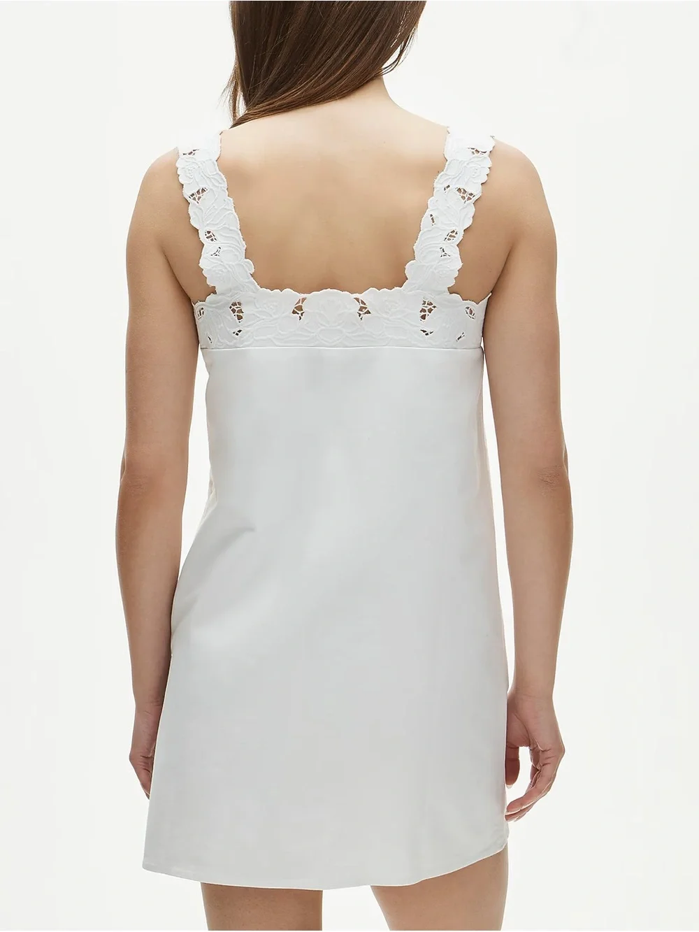 Ondine mini dress in double cotton poplin